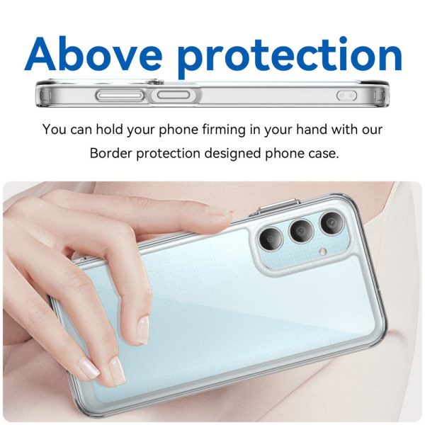 Samsung Galaxy M35 smart acrylic cover - Transparent For Sale