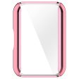 Samsung Galaxy Fit3 Watch Frame Case Electroplating Fully Wrapped Flexible Watch Cover - Pink Cheap