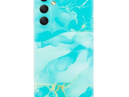 Marble design Samsung Galaxy A16 cover - Green Online