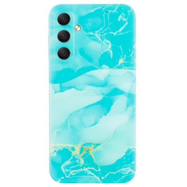 Marble design Samsung Galaxy A16 cover - Green Online