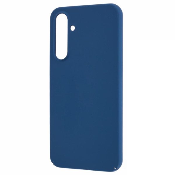 Microfiber lined soft rubber Samsung Galaxy A54 cover - Blue Online Hot Sale