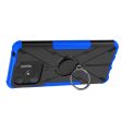 Kickstand cover with magnetic sheet for Xiaomi Redmi 10 Power   Redmi 10C - Blue For Cheap