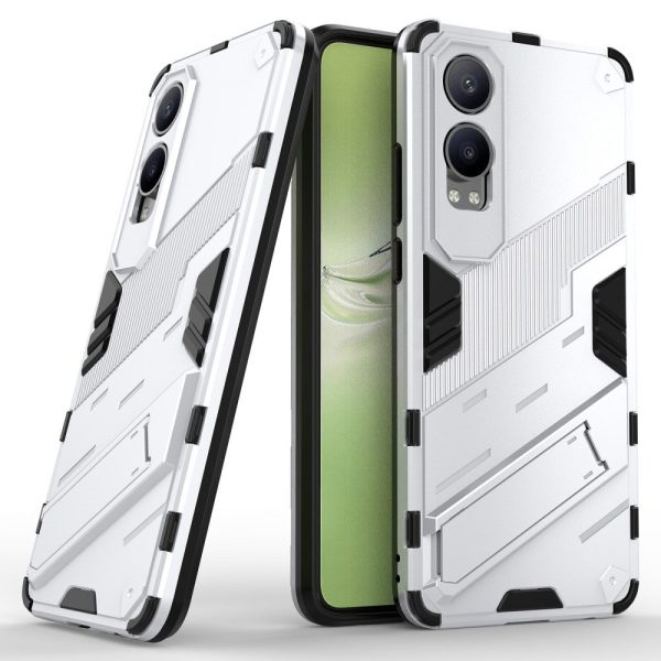 Shockproof OnePlus Nord CE4   Oppo K12x hybrid cover with a modern touch - White Supply