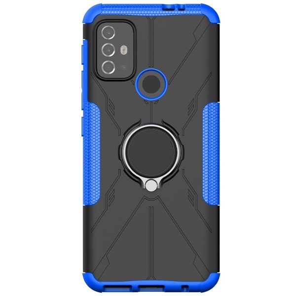 Kickstand cover with magnetic sheet for Motorola Moto G30   G10 - Blue Discount