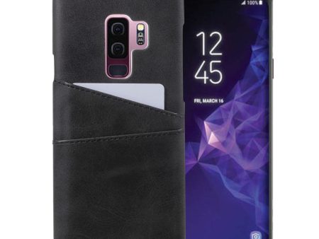 Samsung Galaxy S9 Plus PU leather case - Black Online Hot Sale