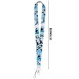 Universal whale pattern phone lanyard - School of Fishes in Blue and White Sale