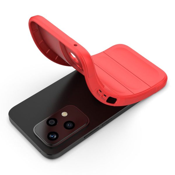 Soft gripformed Honor 200 Lite cover - Red Fashion