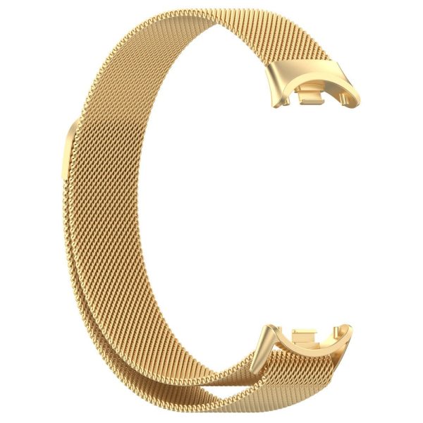 Xiaomi Smart Band 8   8 NFC   9 NFC   9 Metal Watch Strap Mesh Style Wrist Band - Gold on Sale