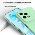 Matte liquid silicone Honor 200 Lite cover - Green on Sale