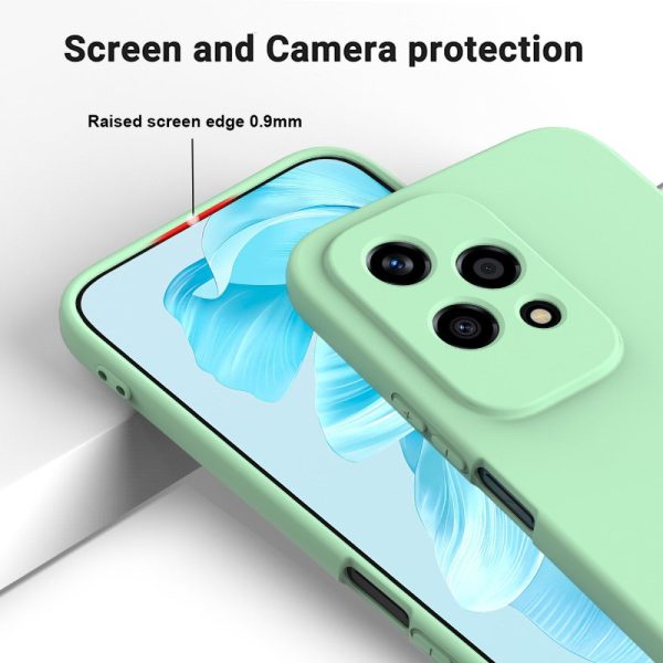 Matte liquid silicone Honor 200 Lite cover - Green on Sale