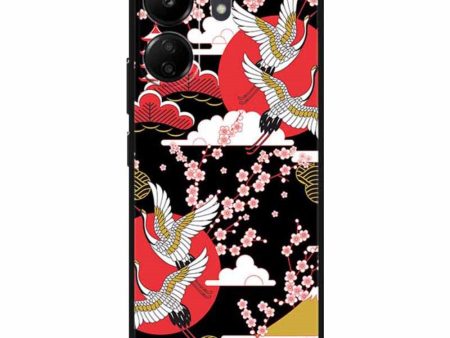 Imagine Xiaomi Redmi 13C   Xiaomi Poco C65 cover - Four Cranes Soaring Supply