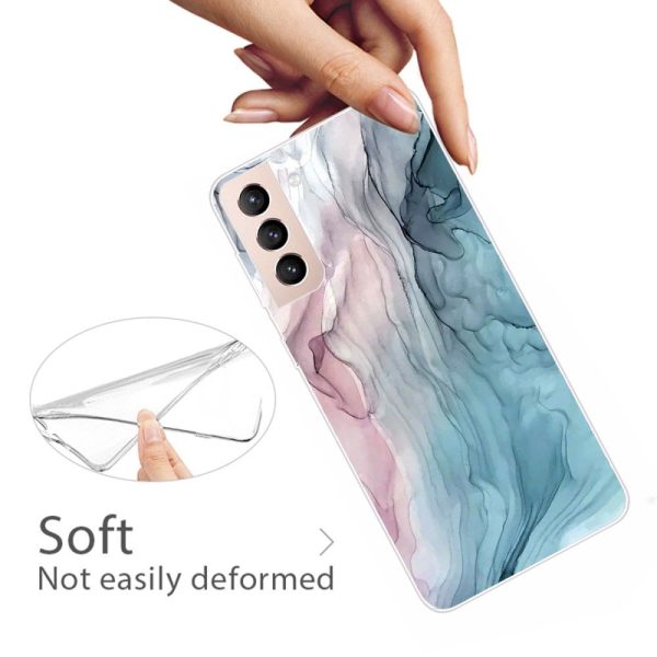 Marble Samsung Galaxy S22 case - Rose   Blue Marble For Cheap