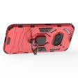 Hybrid cover with kickstand and car mount compatibility for Nothing Phone (2a) - Red Fashion