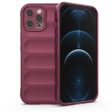 Soft gripformed cover for iPhone 12 Pro Max - Wine Red on Sale