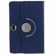 Honor Pad 9 Case Scratch-resistant Vegan Leather Tablet Cover with Rotating Stand - Dark Blue on Sale