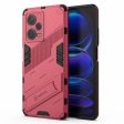 Shockproof hybrid cover with a modern touch for Xiaomi Redmi Note 12 Pro Plus - Rose Online