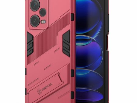 Shockproof hybrid cover with a modern touch for Xiaomi Redmi Note 12 Pro Plus - Rose Online