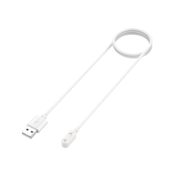 Samsung Galaxy Fit3   Honor Band 9   Huawei Band 8 Smart Watch USB-A Port Magnetic Charging Cable (with Chip Protection) - White Fashion