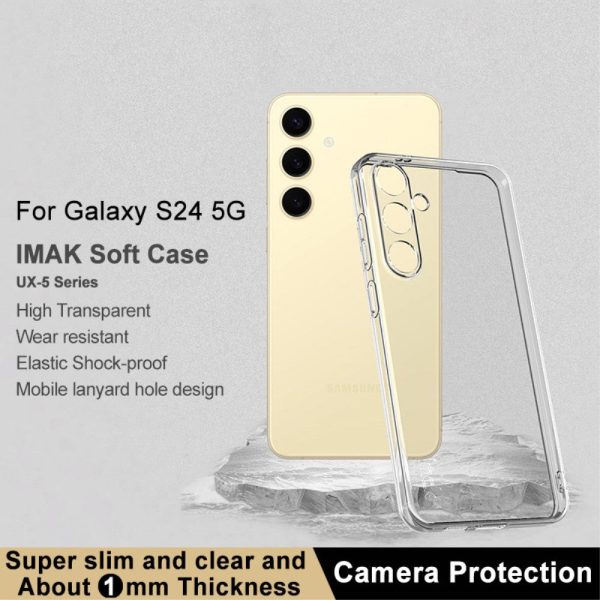 IMAK transparent Samsung Galaxy S24 cover - Transparent Sale