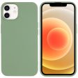 Microfiber lined soft rubber iPhone 11 cover - Green Hot on Sale