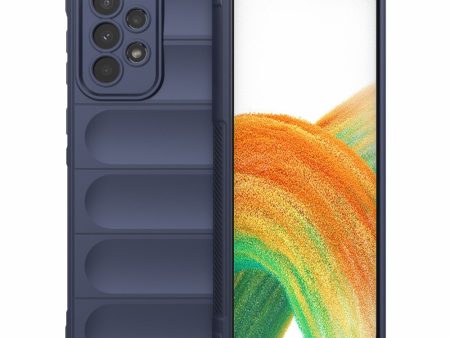 Soft gripformed cover for Samsung Galaxy A33 5G - Dark Blue Cheap