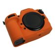 Nikon Z 8 Camera Case Silicone Anti-Scratch Sleeve - Orange For Cheap