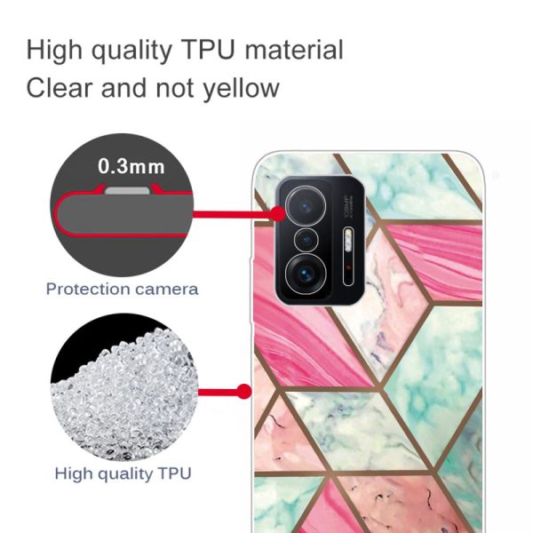 Marble Xiaomi 11T   11T Pro case - Colorful Marble Tile Supply