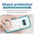 Nothing Phone (2a) smart acrylic cover - Transparent Blue For Discount