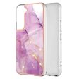 Marble Samsung Galaxy S22 case - Pink Marble Haze Fashion