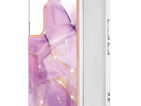 Marble Samsung Galaxy S22 case - Pink Marble Haze Fashion