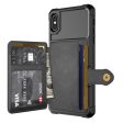 iPhone XS kickstand leather case - Black For Sale