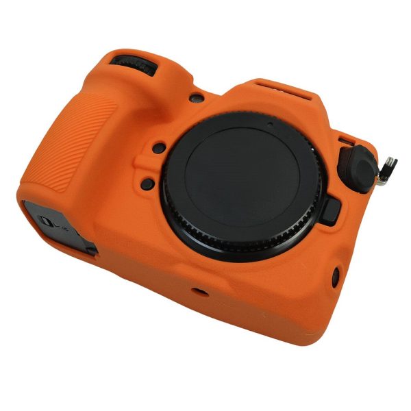 Nikon Z 8 Camera Case Silicone Anti-Scratch Sleeve - Orange For Cheap