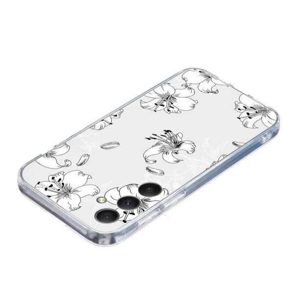 Imagine Samsung Galaxy S24 FE cover - White Flower Online Sale