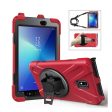 Samsung Galaxy Tab Active 2 X-Shape combo case - Red Online Hot Sale