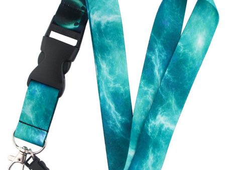 Universal starry sky style lanyard - Green Nebula Supply