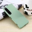 Matte liquid silicone cover for Sony Xperia 1 IV - Green Fashion