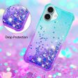 Princess iPhone 16 Plus cover - Sky Blue + Purple For Discount