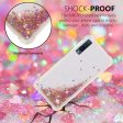 Samsung Galaxy A7 (2018) glitter powder shockproof case - Rose Gold Supply