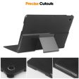 Lenovo Tab Plus Stand Case Shockproof Leather Tablet Cover - Black on Sale