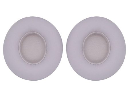 JZF-497 1 Pair Beats Solo 4 Headphone Earpads Protein Leather + Sponge Ear Cushions - White Supply