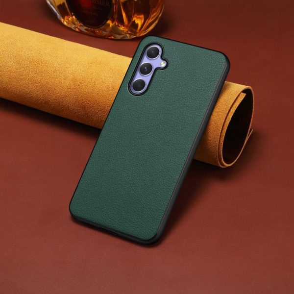 Matte and sleek textured Samsung Galaxy A54 cover - Green Online now