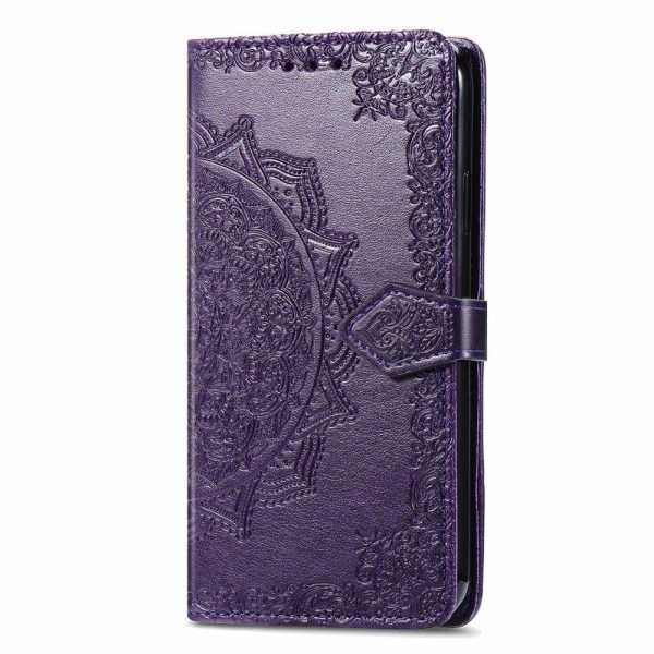 Mandala OnePlus 12 leather case - Purple Online now