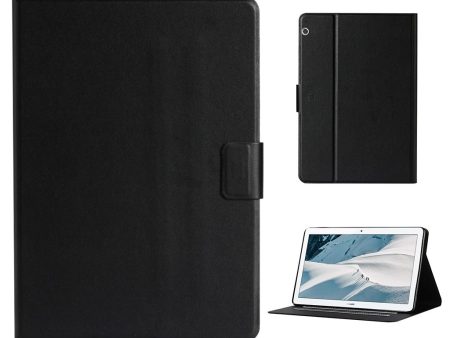 Huawei MediaPad T3 10 light simple leather case - Black Online now