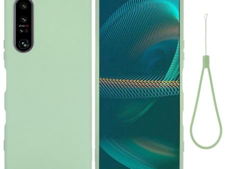 Matte liquid silicone cover for Sony Xperia 1 IV - Green Fashion