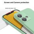 Matte liquid silicone cover for Motorola Edge 40 Neo - Green Sale