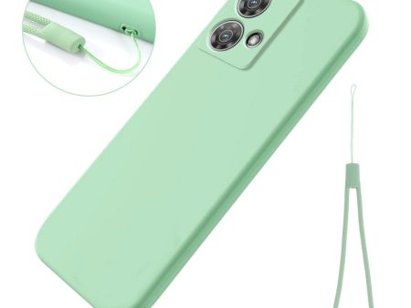 Matte liquid silicone cover for Motorola Edge 40 Neo - Green Sale