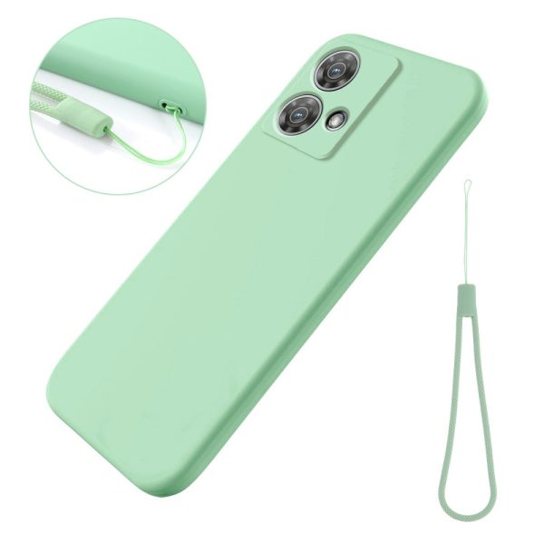 Matte liquid silicone cover for Motorola Edge 40 Neo - Green Sale