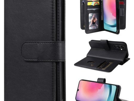 10-slot wallet case for Samsung Galaxy A25 5G   A24 4G  - Black Online