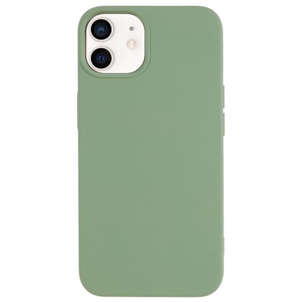 Microfiber lined soft rubber iPhone 11 cover - Green Hot on Sale