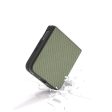 Xiaomi Mix Flip 5G Case Carbon Fiber Texture PU and Bump Resistant Phone Cover - Green Hot on Sale